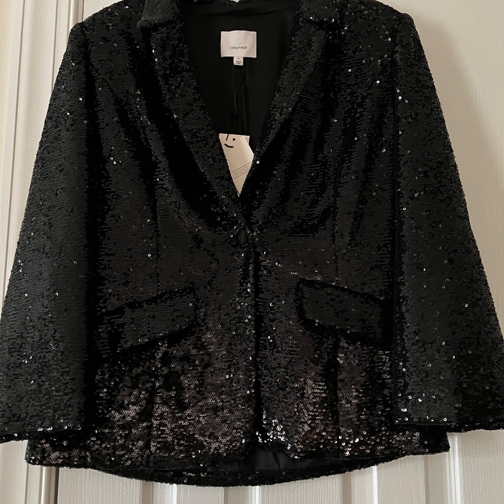 Cinq a Sept Jana Single Button Blazer Size 8 NWT